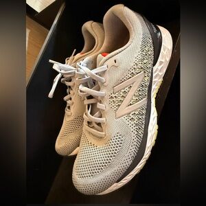 New Balance Athletic Shoes in Gray and Yellow